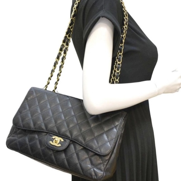CHANEL Handbags - 💎✨ JUMBO ✨💎 CHANEL CAVIAR FLAP BAG